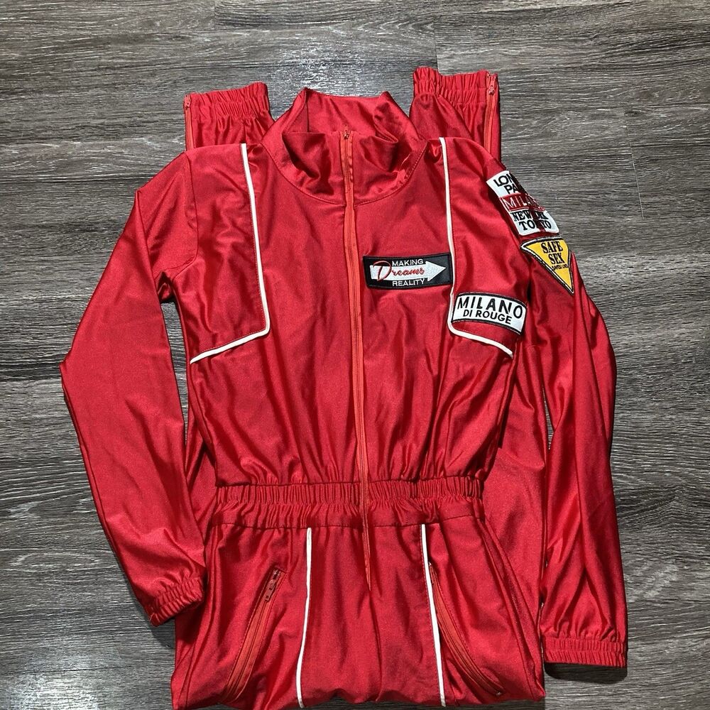 Vintage Milano Coveralls Size XS Sparco Red Level 2 Racing Karting Suit